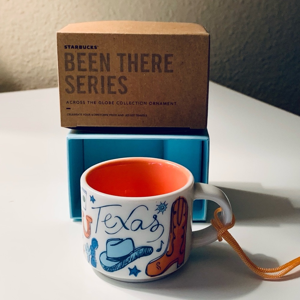 NIB Starbucks Texas Expresso Mug Demi Tasse 2 oz Been There Series Ornam… - Picture 2 of 5